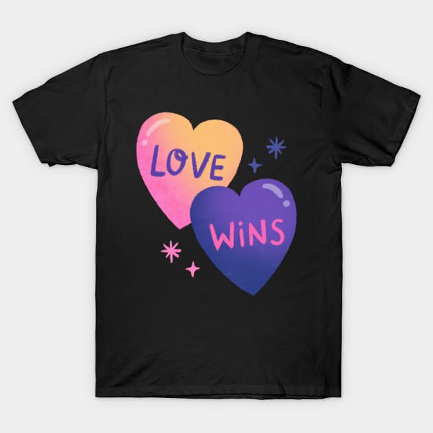 Love Wins T-Shirt by weirdoinpink